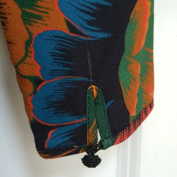 FARM RIO Colorful Flowers Midi Dress - Picture 11 of 16